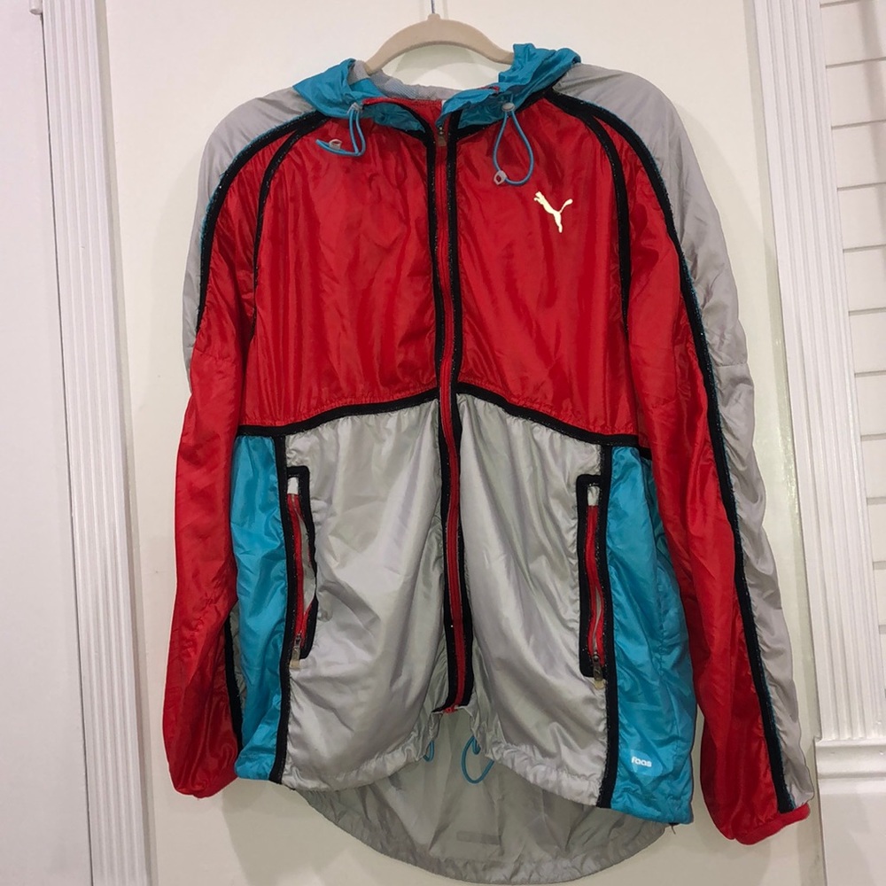 vintage puma windbreaker